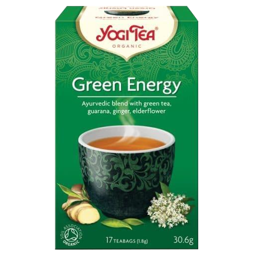 Yogi Tea Био Аюрведичен чай Зелена енергия x 17 пакетчета